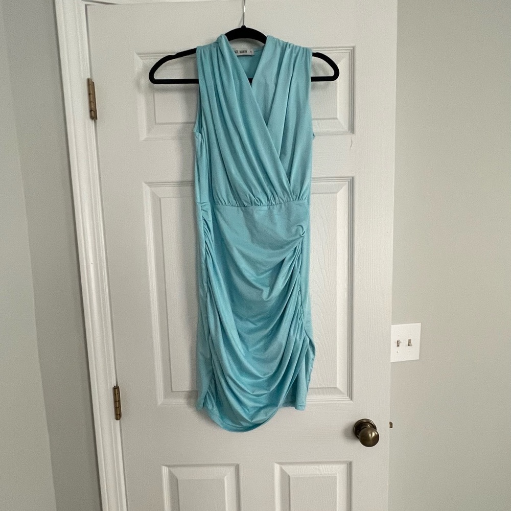 Size M Grace Karin light blue dress